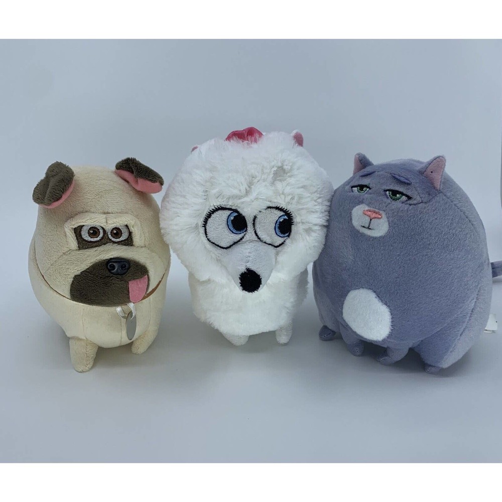 The Secret Life of Pets: Gidget, Mel & Chloe Plush Stuffed Animal Toy Factory